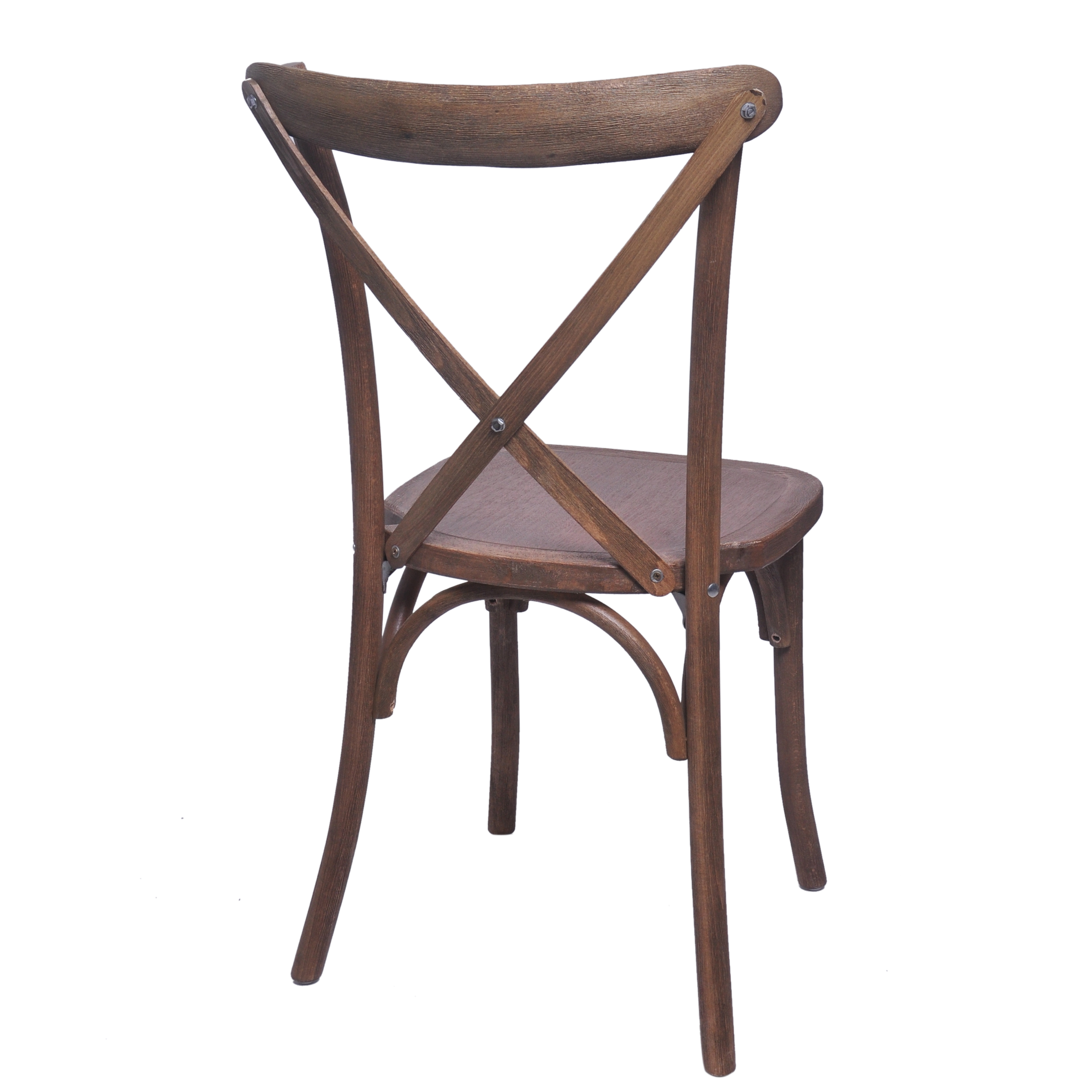 Vinyl Wooden Cross Back Chair supplier.jpg